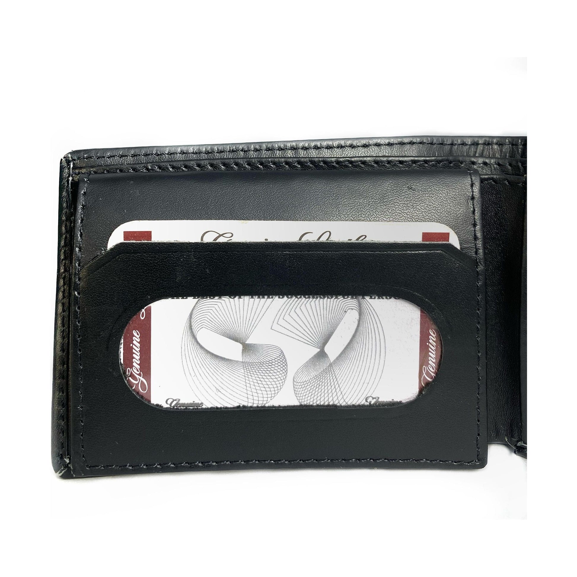 Premium Black Leather Wallet for Men – Slim, Stylish, and Durable | Cardswap - CARDSWAP