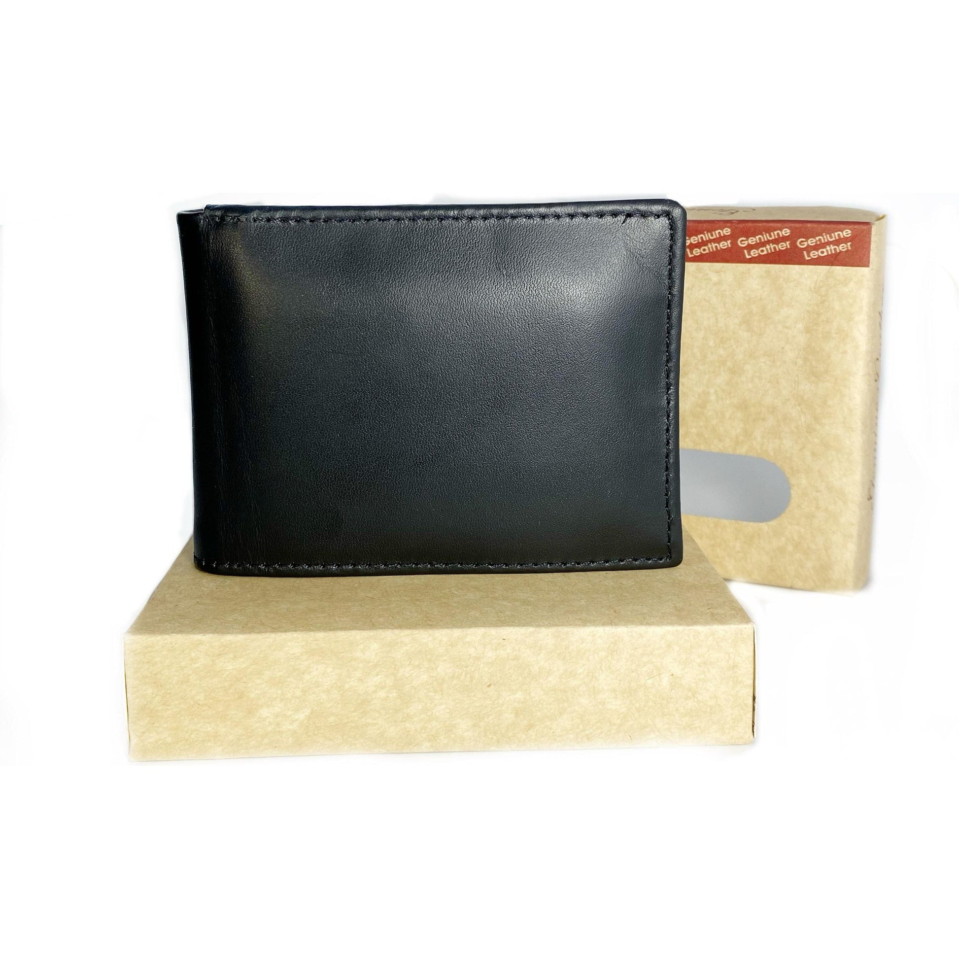 Premium Black Leather Wallet for Men – Slim, Stylish, and Durable | Cardswap - CARDSWAP