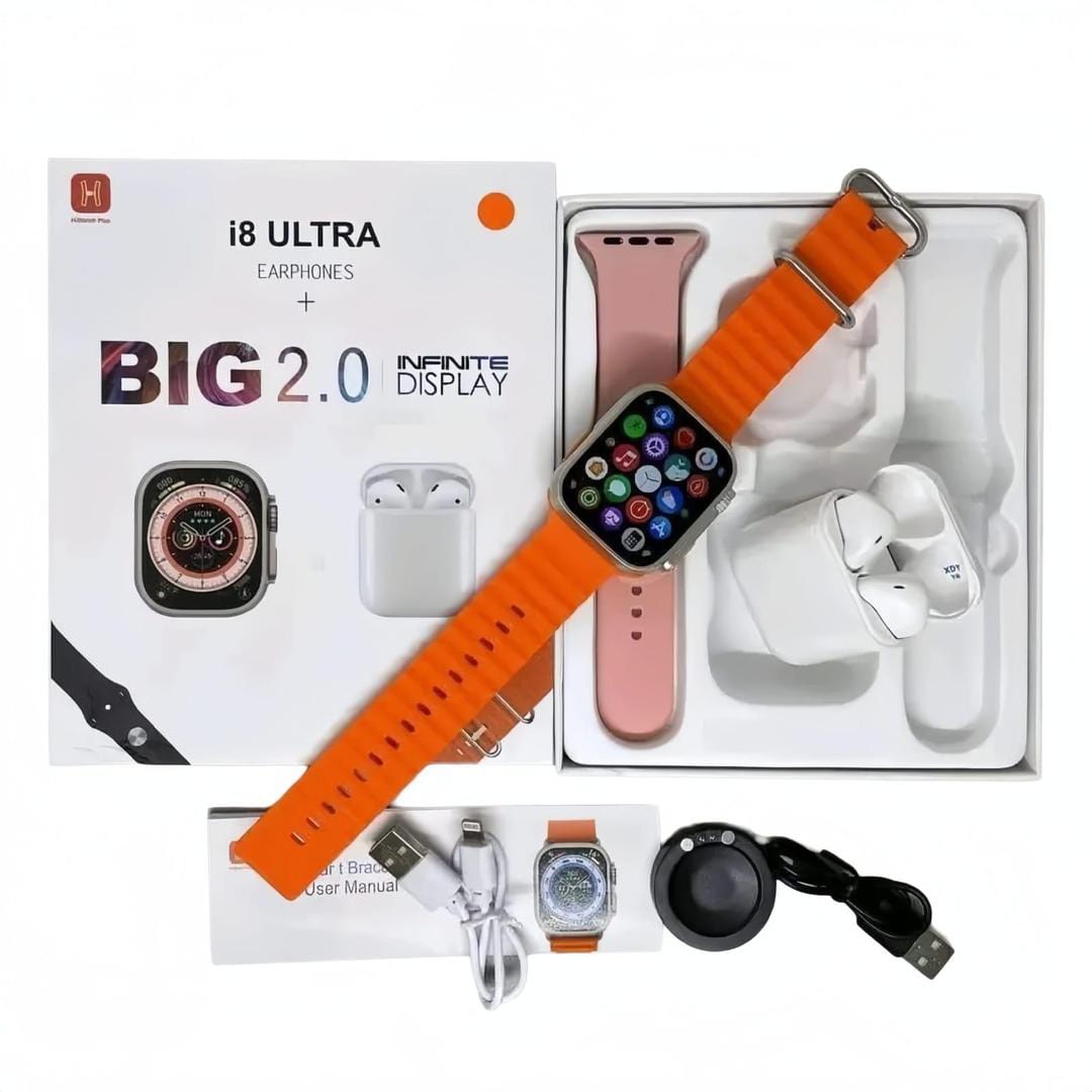 i8 Ultra Smartwatch + Free AirPods | Limited Time Offer - CARDSWAP