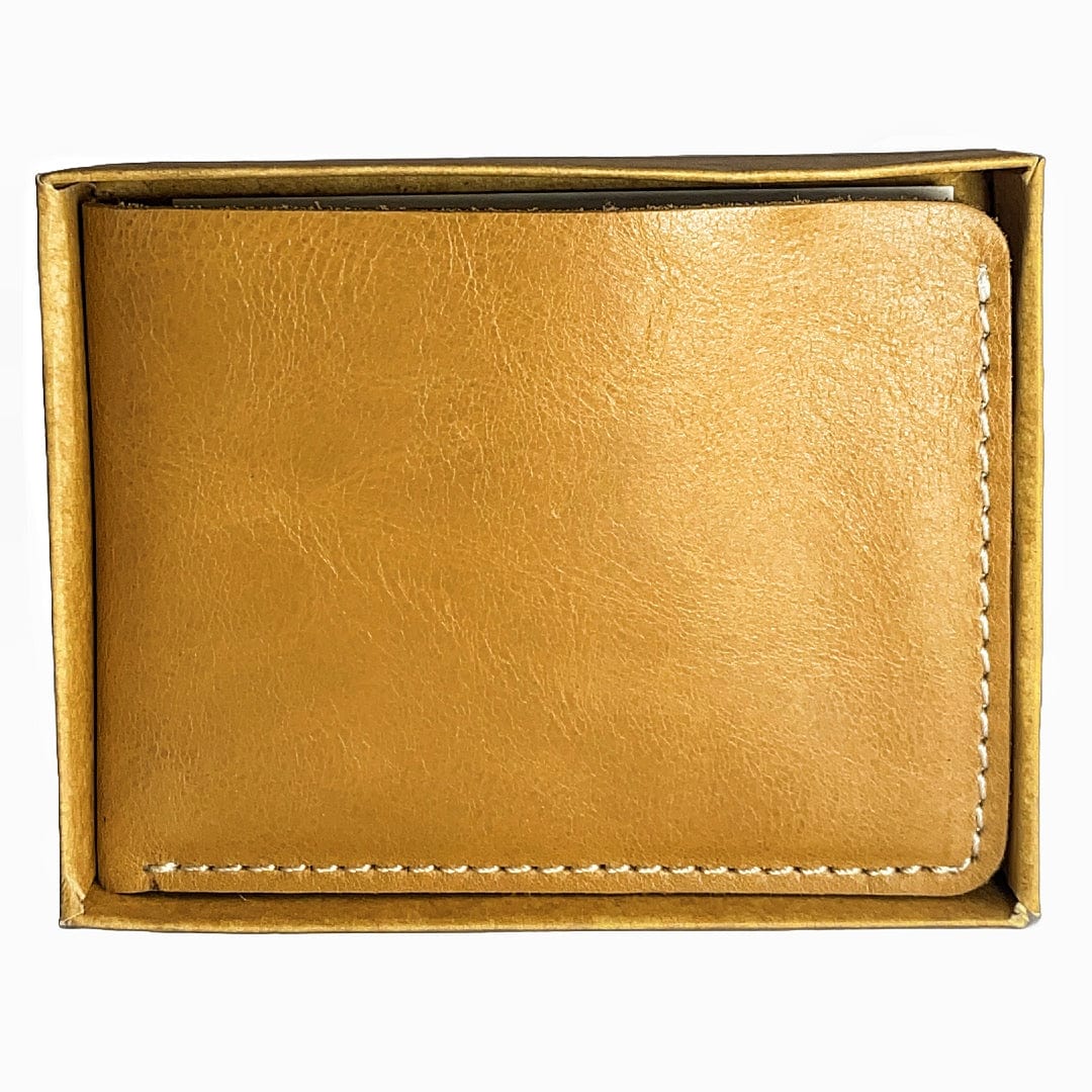 Premium brown Genuine Leather Wallet – Slim, Minimalist, and Stylish - CARDSWAP
