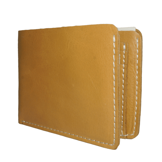 Premium brown Genuine Leather Wallet – Slim, Minimalist, and Stylish - CARDSWAP