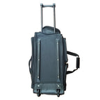 Black Rolling Duffel Bag With 5 Pockets For Office Work Exercise Gym Outdoor