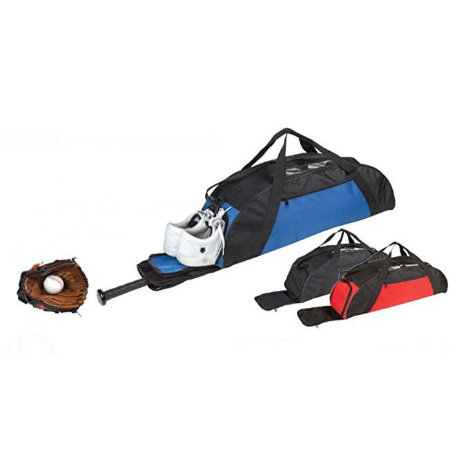 Baseball Equipment Duffle Duffel Bag W/ Shoes Storage (Custom Team Logos and Names)