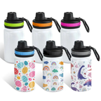 BPA-Free Sports Water Stainless Steel Water Bottle Durable Portable Drinking Bottle for Gym Yoga Cycling