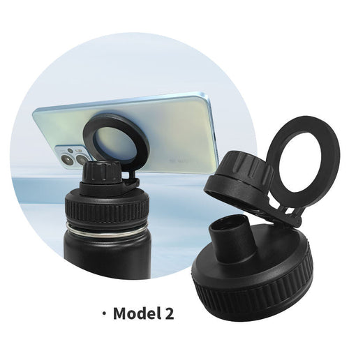 1000ml Stainless Steel Gym & Sports Bottle for Men and Women Compatible Water Bottle with Magnetic Phone Holder