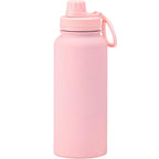 1000ml Big Capacity Leakproof Twist on Lid Slim Design for Travel and Gym Insulated Stainless Steel Water Bottle BPA-Free