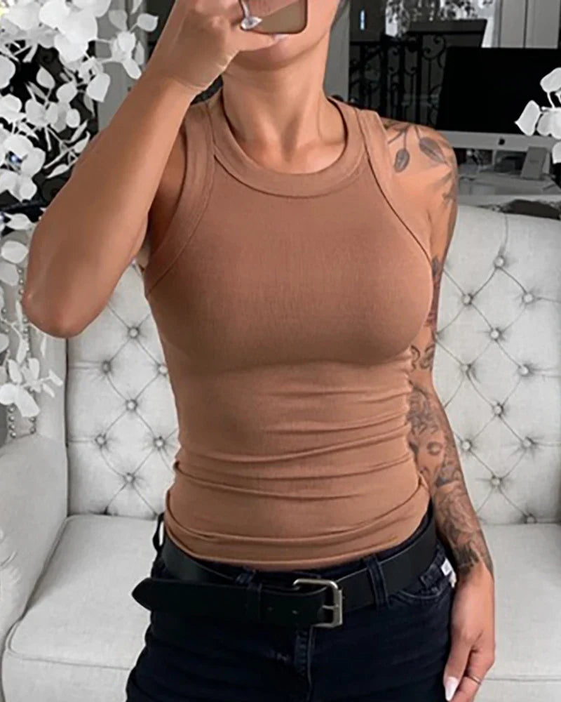O Neck Tank Top