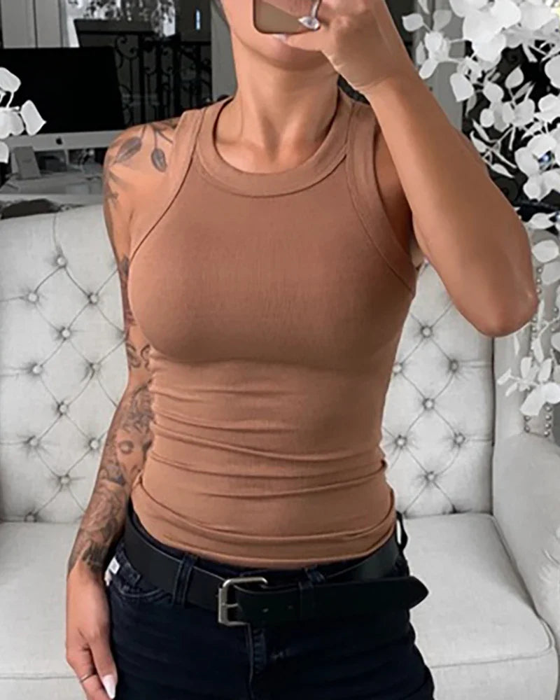 O Neck Tank Top