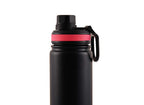 Sport Insulated Stainless Steel Bottle with Straw Hydration for Athletes Fitness Enthusiasts Keeps Drinks Cold