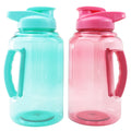 2.2L Large Capacity Water Bottle Custom Logo Gym Plastic Water Jug with Spray painting BPA-Free Sports Water Bottle