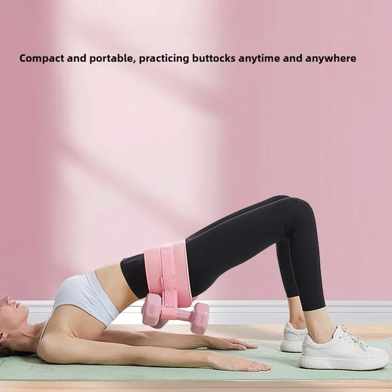 Multifunctional Hip Thrust Belt Pad for Dumbbells Plates Comfortable Scratch Free