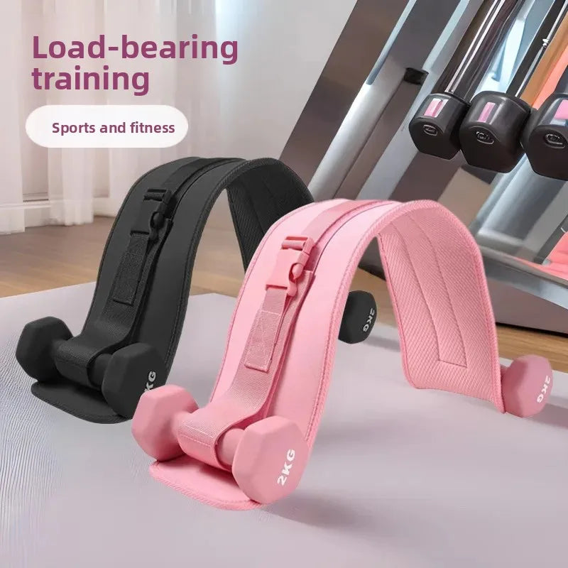 Multifunctional Hip Thrust Belt Pad for Dumbbells Plates Comfortable Scratch Free