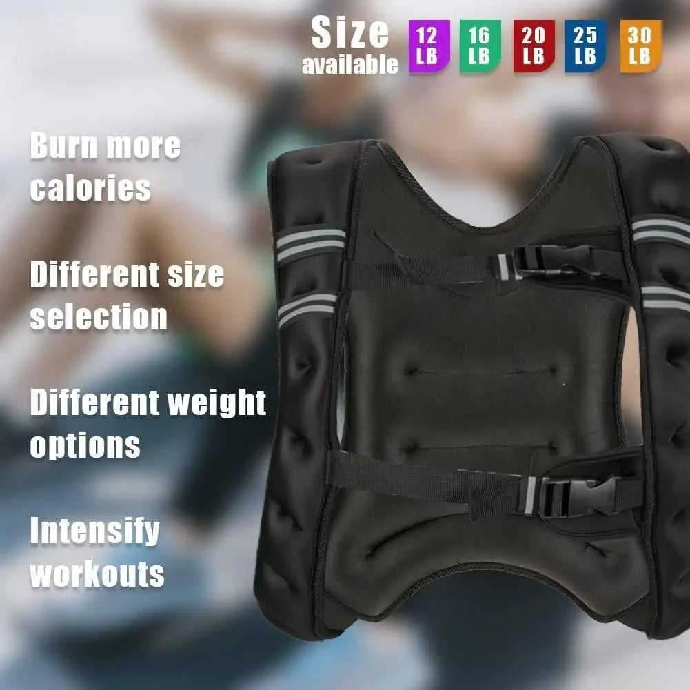Easy Weighted Vest 12 -30 Lbs