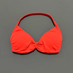 EASYFIT Impact Strappy Bra Gym Top Women High Support Thin Strap Halter Sports Seamless Bras Scrunch Push-up Workout Yoga Tanks