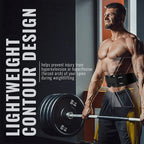 Weight Lifting Belts for Men and Women - Weight Lifting Core & Lower Back Support Workout Waist Belt for Weightlifting, Fitness