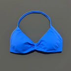 EASYFIT Impact Strappy Bra Gym Top Women High Support Thin Strap Halter Sports Seamless Bras Scrunch Push-up Workout Yoga Tanks