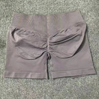 Impact Shorts 4.5" Women Yoga Shorts Seamless Low Waist Scrunch Bum Gym Leggings Workout Stretch Fitness Sports Shorts