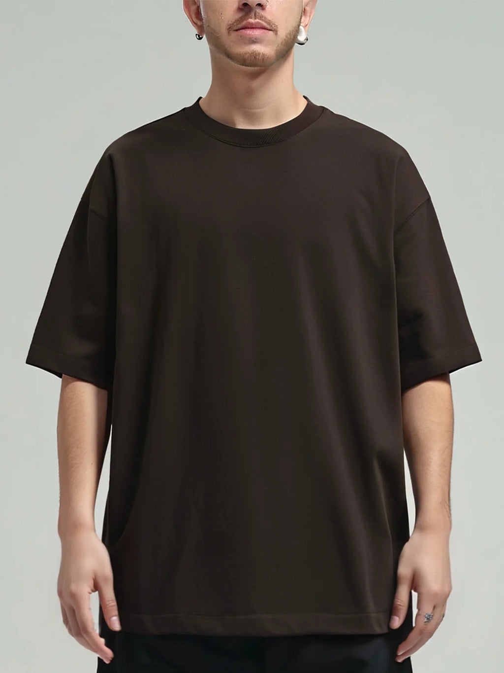 Heavy Cotton Oversized Loose Men T-shirt