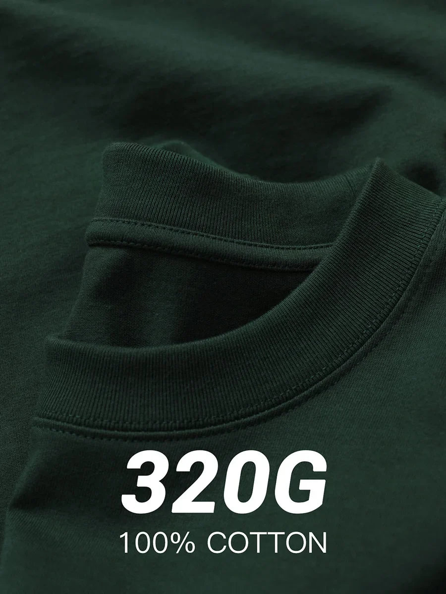 Heavy Cotton Oversized Loose Men T-shirt