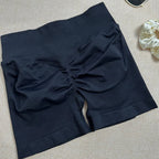 Impact Shorts 4.5" Women Yoga Shorts Seamless Low Waist Scrunch Bum Gym Leggings Workout Stretch Fitness Sports Shorts