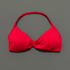 EASYFIT Strappy Bra Gym Top Women High Support Thin Strap Halter Sports Seamless Bras Scrunch Push-up Workout Yoga Tank Tops