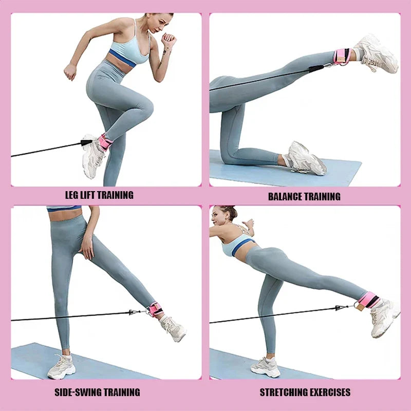Ankle Straps Resistance Bands Set