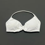 EASYFIT Strappy Bra Gym Top Women High Support Thin Strap Halter Sports Seamless Bras Scrunch Push-up Workout Yoga Tank Tops