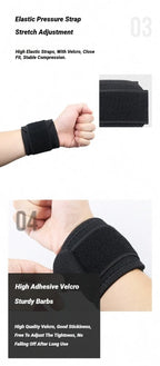 Adjustable Fitness Strength Bandage Hand Wrist Straps Sports Wristbands Support Gym Wraps Brace Wrist-Band