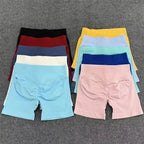 Impact Shorts 4.5" Women Yoga Shorts Seamless Low Waist Scrunch Bum Gym Leggings Workout Stretch Fitness Sports Shorts