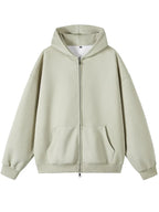 Double Zip - Up Unisex Hooded Sweatshirt