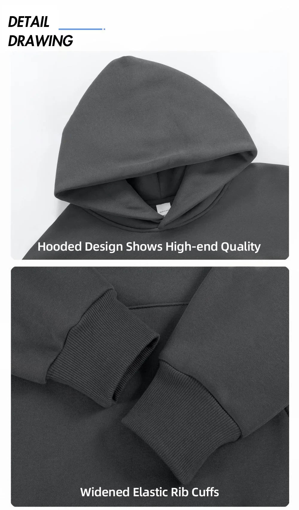 Heavy Weight Cotton Plus Hooded Sweater