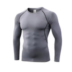 EASYFIT Seamless Legacy Compression Shirt Male Rashgard Fitness Long Sleeves Running Clothes Homme T Shirt Football Jersey Sportswear Dry Fit