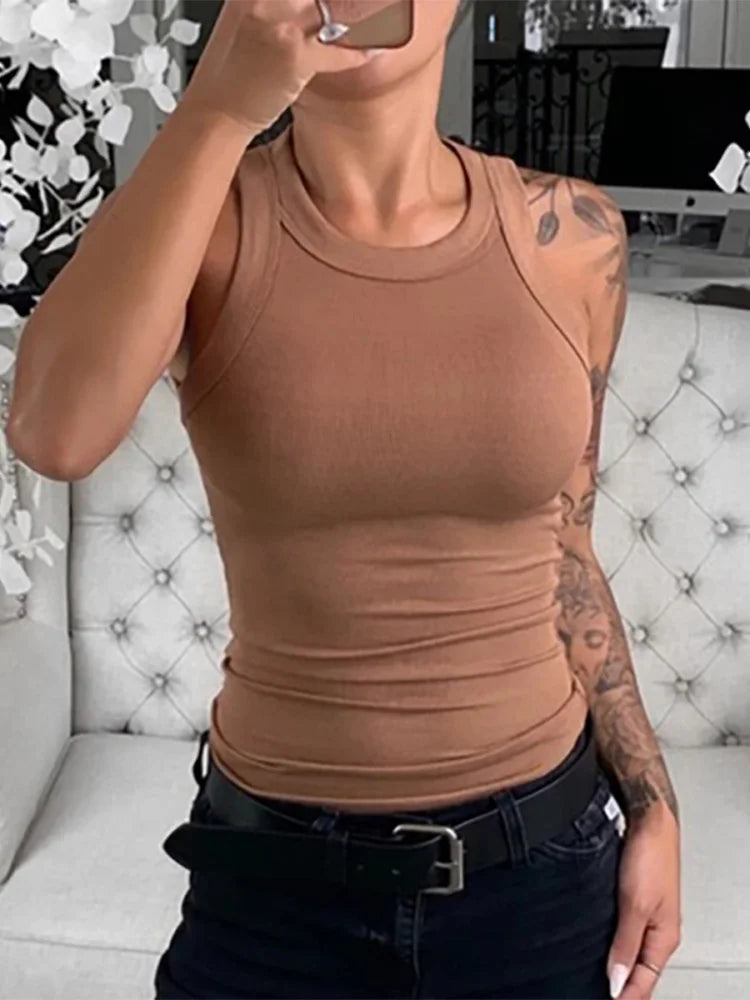 O Neck Tank Top