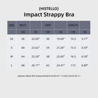 EASYFIT Strappy Bra Gym Top Women High Support Thin Strap Halter Sports Seamless Bras Scrunch Push-up Workout Yoga Tank Tops