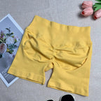 Impact Shorts 4.5" Women Yoga Shorts Seamless Low Waist Scrunch Bum Gym Leggings Workout Stretch Fitness Sports Shorts