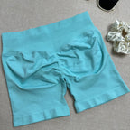 Impact Shorts 4.5" Women Yoga Shorts Seamless Low Waist Scrunch Bum Gym Leggings Workout Stretch Fitness Sports Shorts