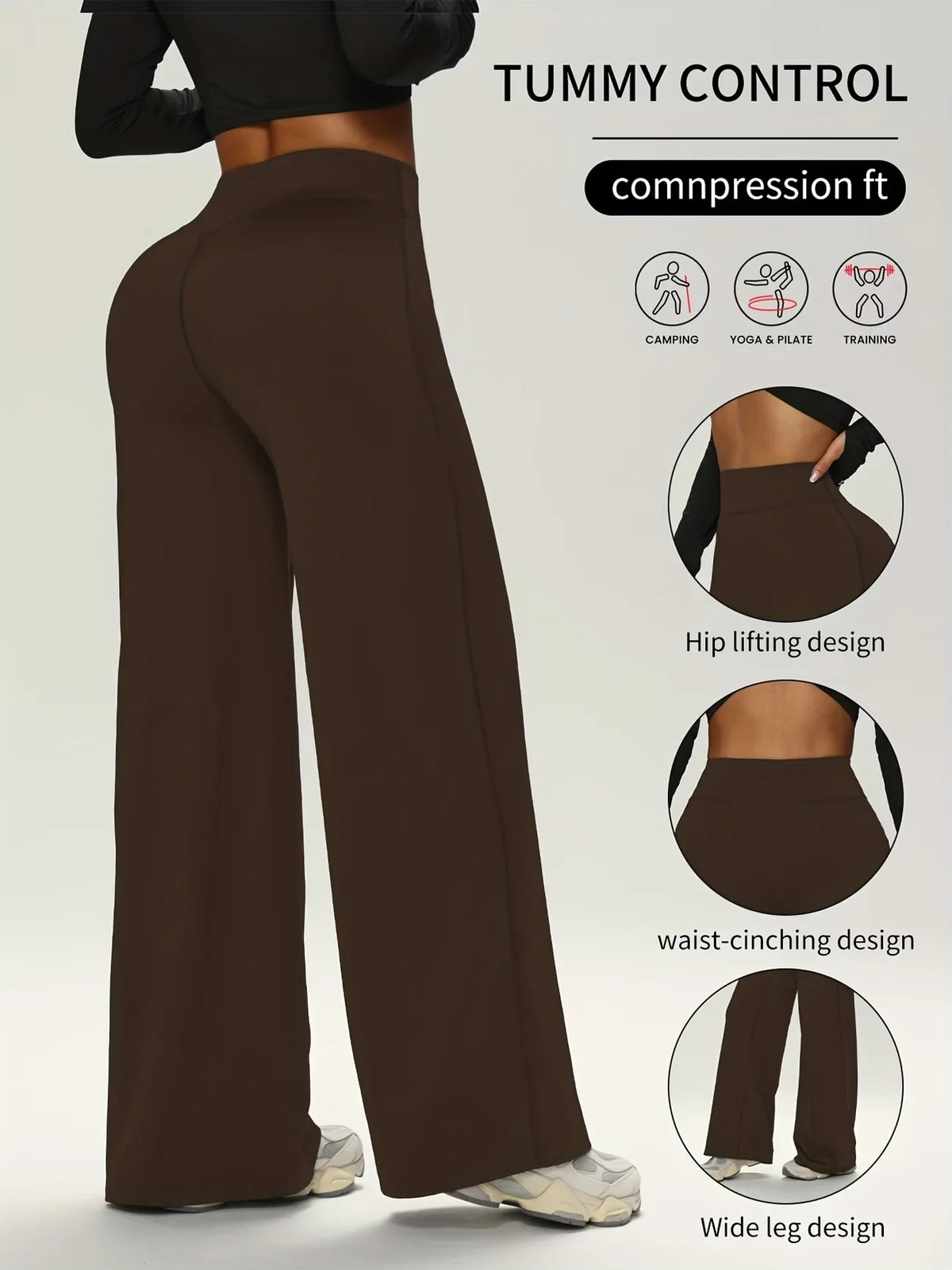 Sport Trousers Straight-Leg Pants Ultra Soft Butter Fabric Women's Mid-Waist Yoga Pants GYM Naked Feel Pilates Running