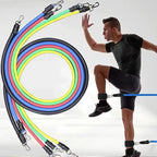 11 Piece Set Of Fitness Tension Rope