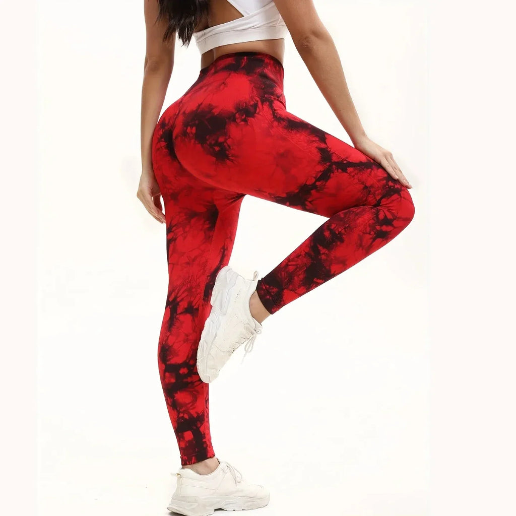 Easy 2 Pieces Tie-Dye High Waisted