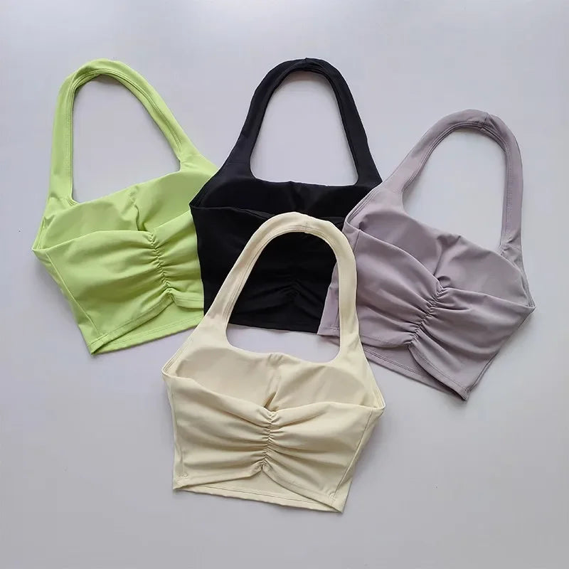EASYFIT Fitness Bra Workout Tops Gym Fitness Sports Bras Sexy Athletic Sport Bra Women Backless Gym Yoga Crop Top