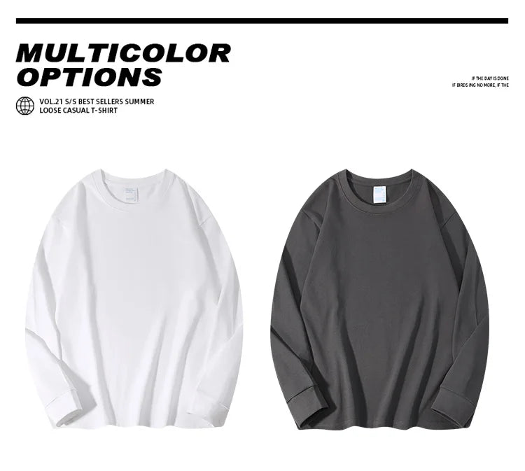 Unisex Long Sleeve O-Neck T-Shirt