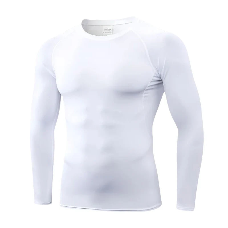 EASYFIT Seamless Legacy Compression Shirt Male Rashgard Fitness Long Sleeves Running Clothes Homme T Shirt Football Jersey Sportswear Dry Fit