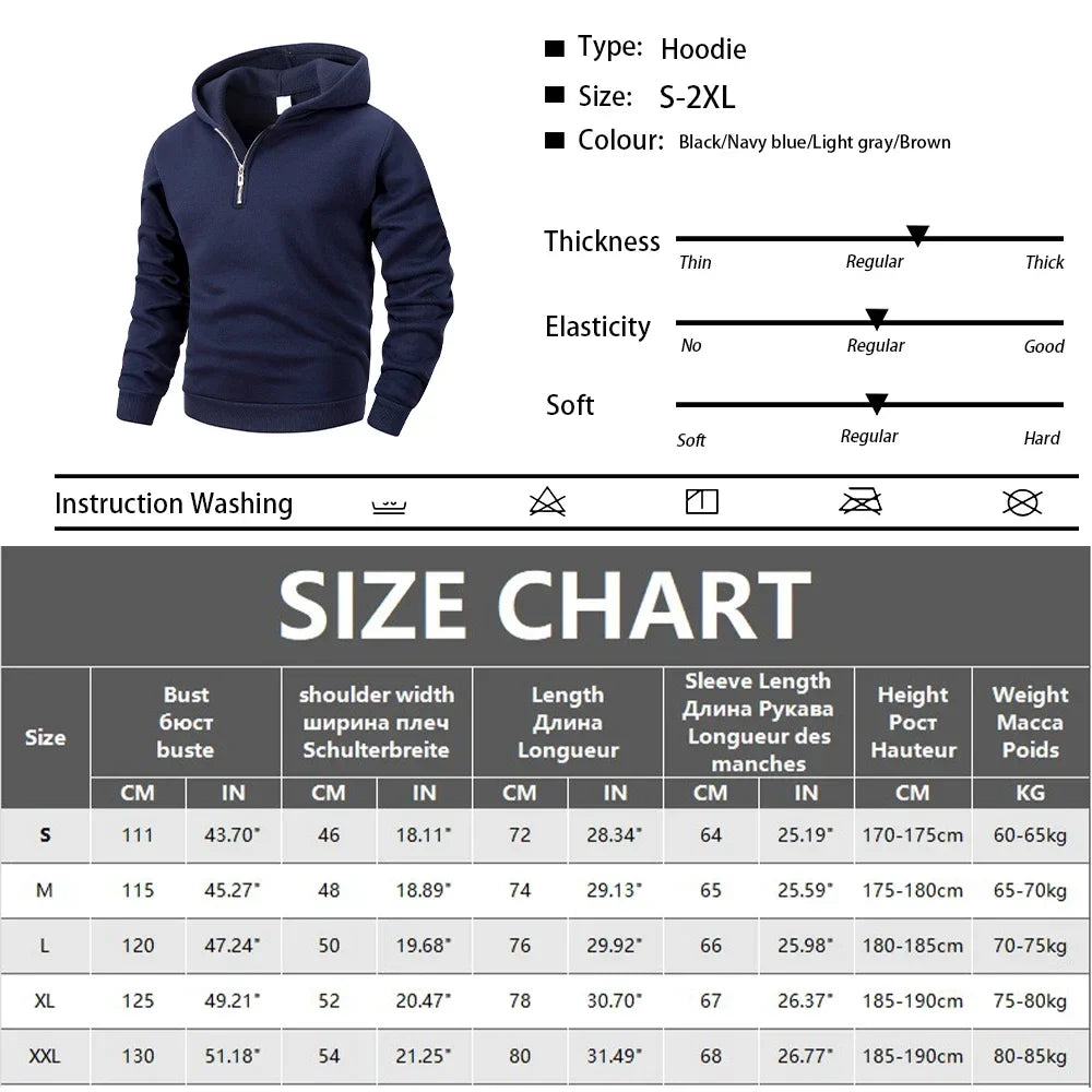 Easy Half-Zip Sweatshirt