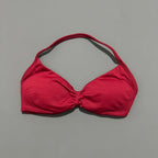 EASYFIT Impact Strappy Bra Gym Top Women High Support Thin Strap Halter Sports Seamless Bras Scrunch Push-up Workout Yoga Tanks