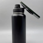 1000ml Stainless Steel Gym & Sports Bottle for Men and Women Compatible Water Bottle with Magnetic Phone Holder