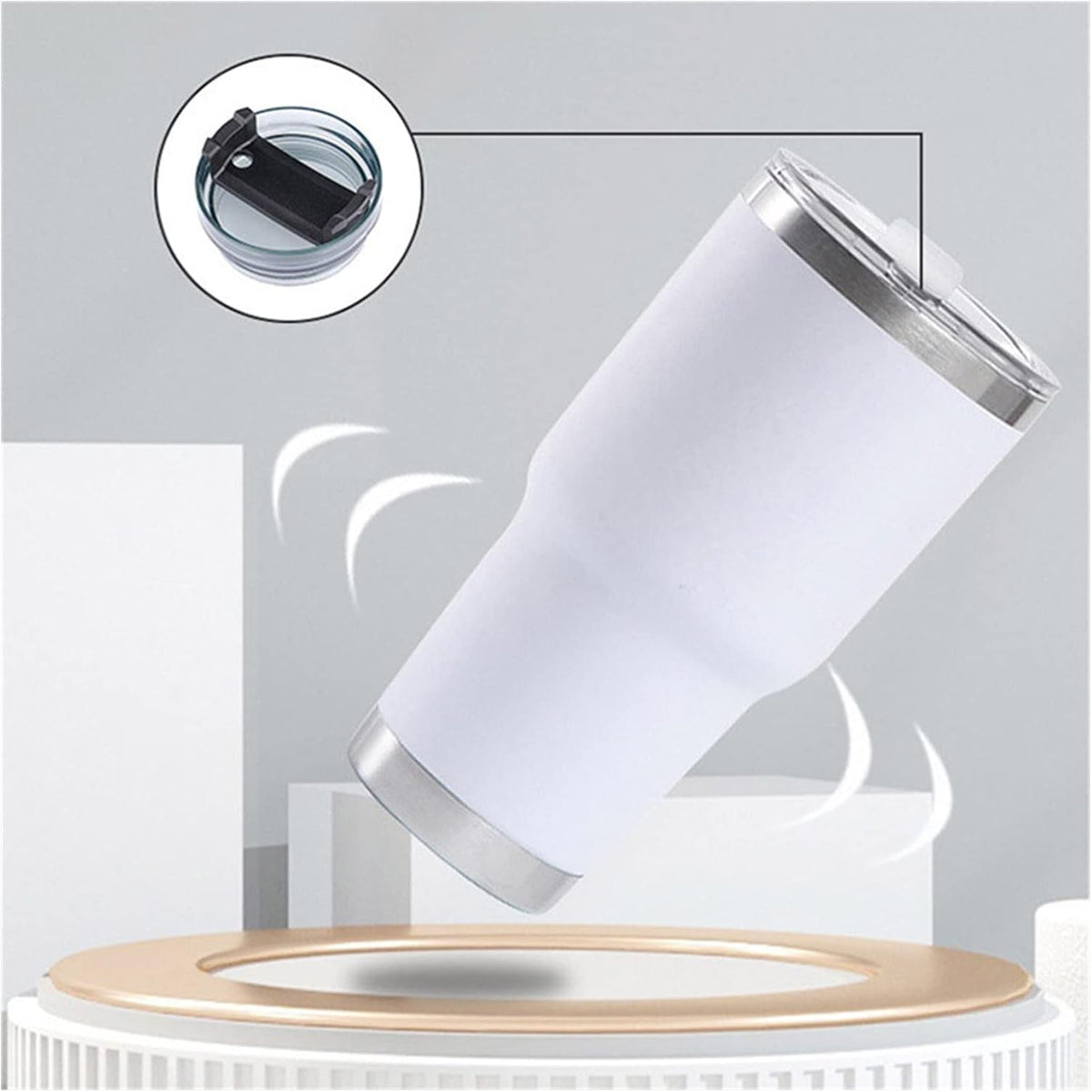 Insulated Water Bottle with Straw Stainless Steel Metal Vacuum Water Flask Large Thermos Water bottle for Travel Camping Gym