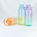 2000ml Plastic Bottle with Screw Lip Sports Water Bottle Reusable Water Bottles Leakproof Water Bottles Black for Gym