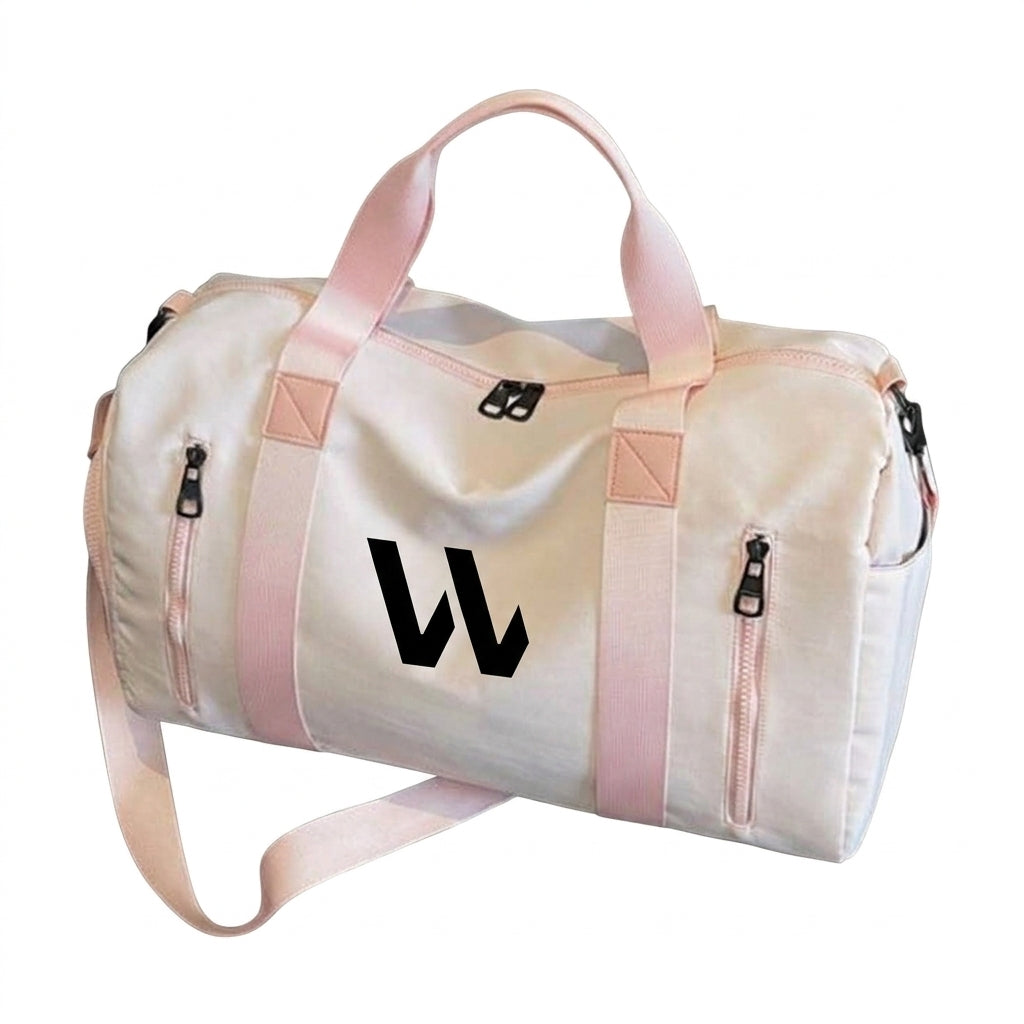 Blush Horizon Weekend Duffel Bag