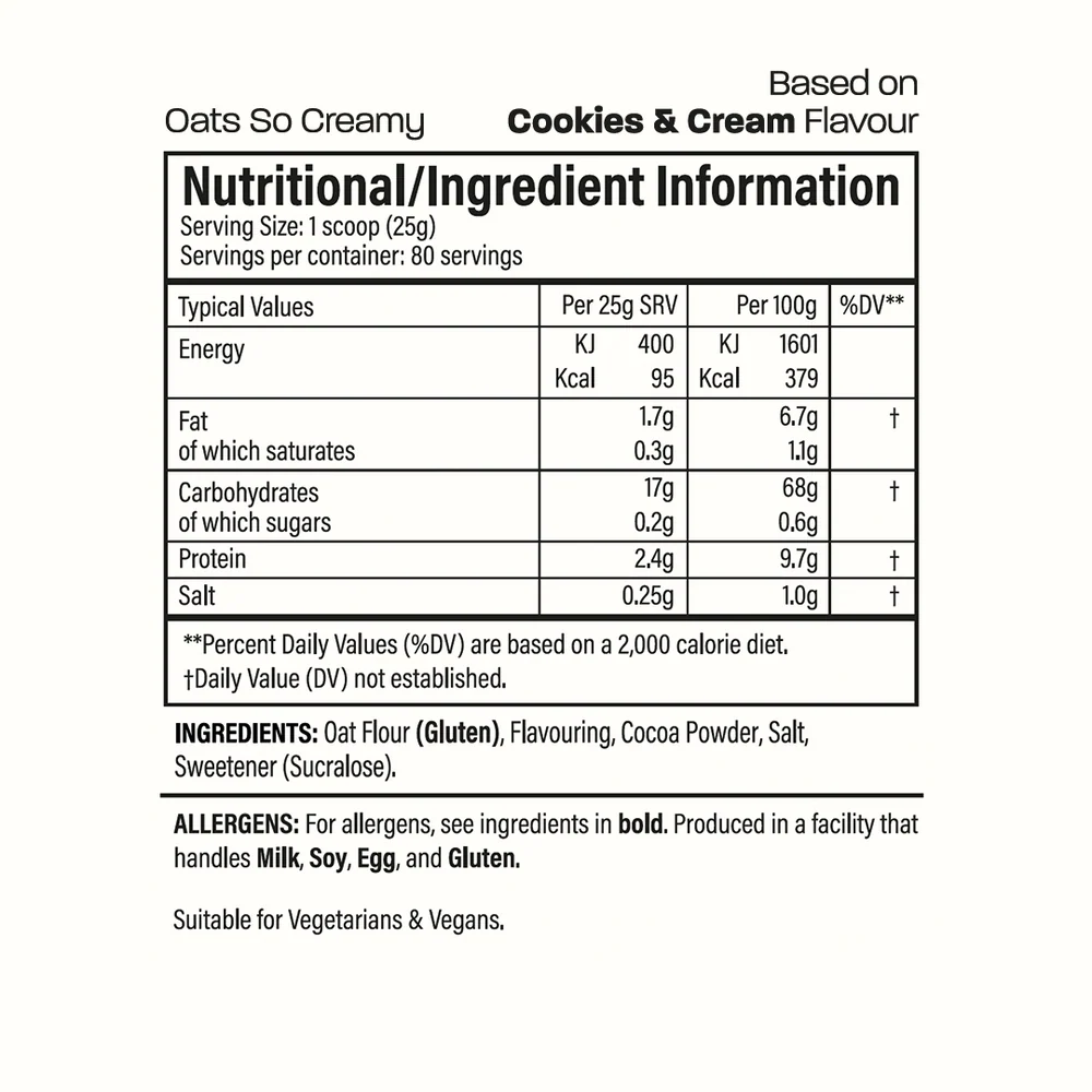 Trained By JP Oats So Creamy 2Kg