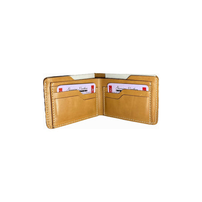 Premium brown Genuine Leather Wallet – Slim, Minimalist, and Stylish - CARDSWAP